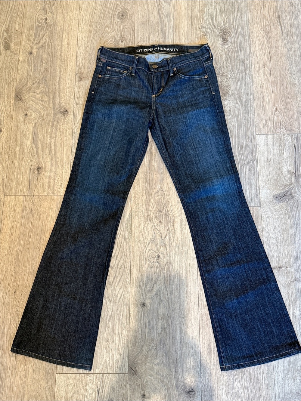 CITIZENS OF HUMANITY Dita Bootcut Dark Wash Jeans 25 Minimalist Capsule Classic